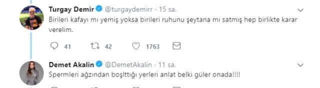 Demet Akalın'dan Berna Laçin'e Sert Sözler!