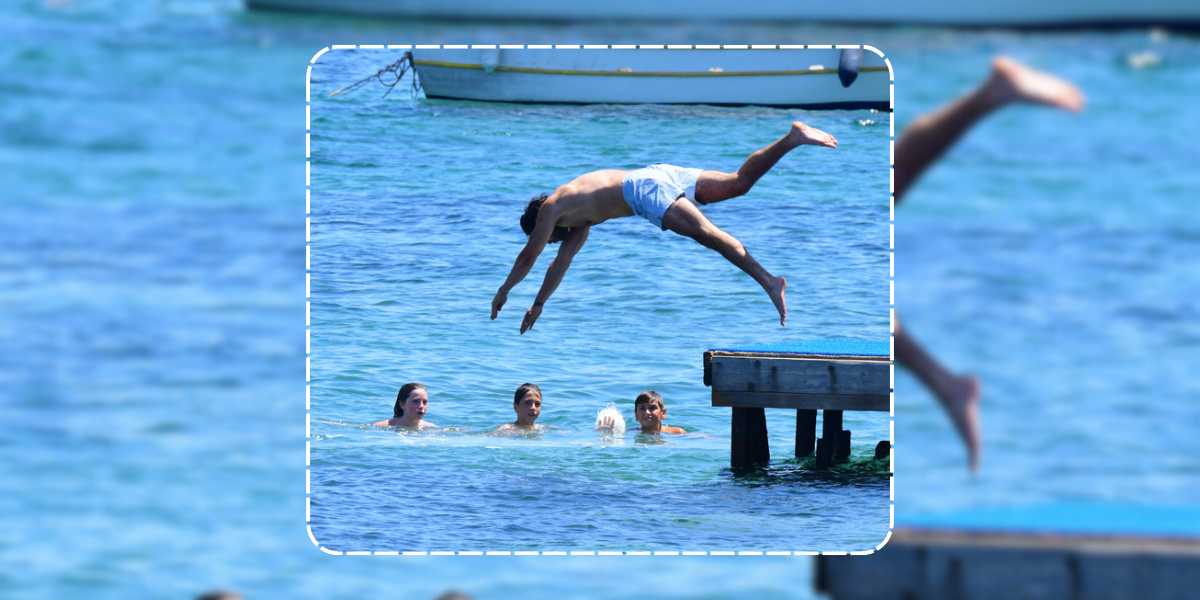 Hande Ataizi, Sevgilisi ve Oğlu İle Bodrum’da Tatilde