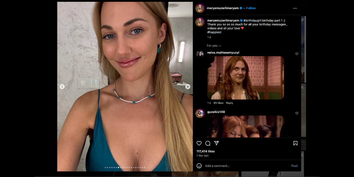 Meryem Uzerli Yeni Yaşını Ailesi İle Kutladı