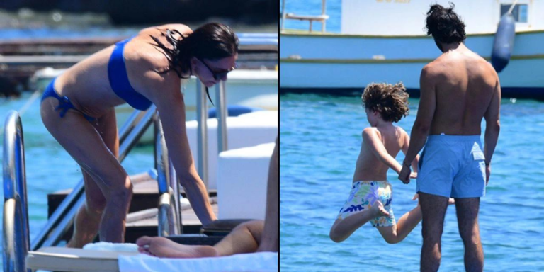 Hande Ataizi, Sevgilisi ve Oğlu İle Bodrum’da Tatilde