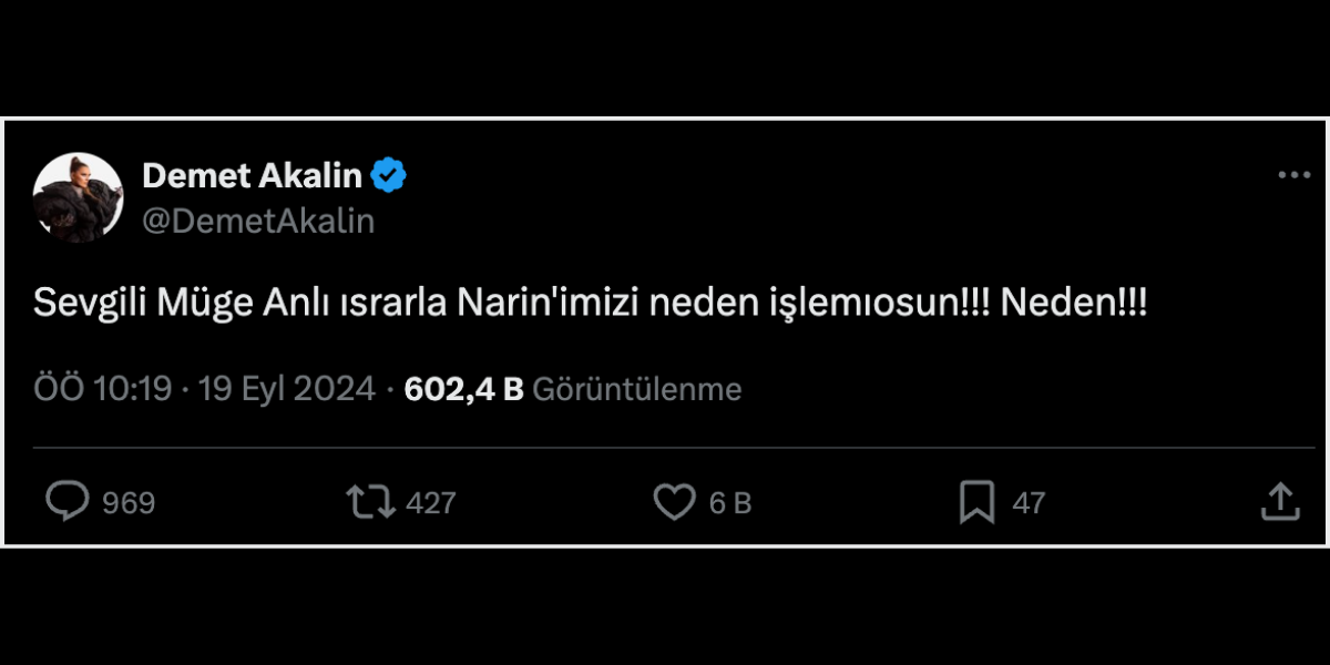 Müge Anlı ve Demet Akalın Narin Konusu Yüzünden Kavga Ettiler